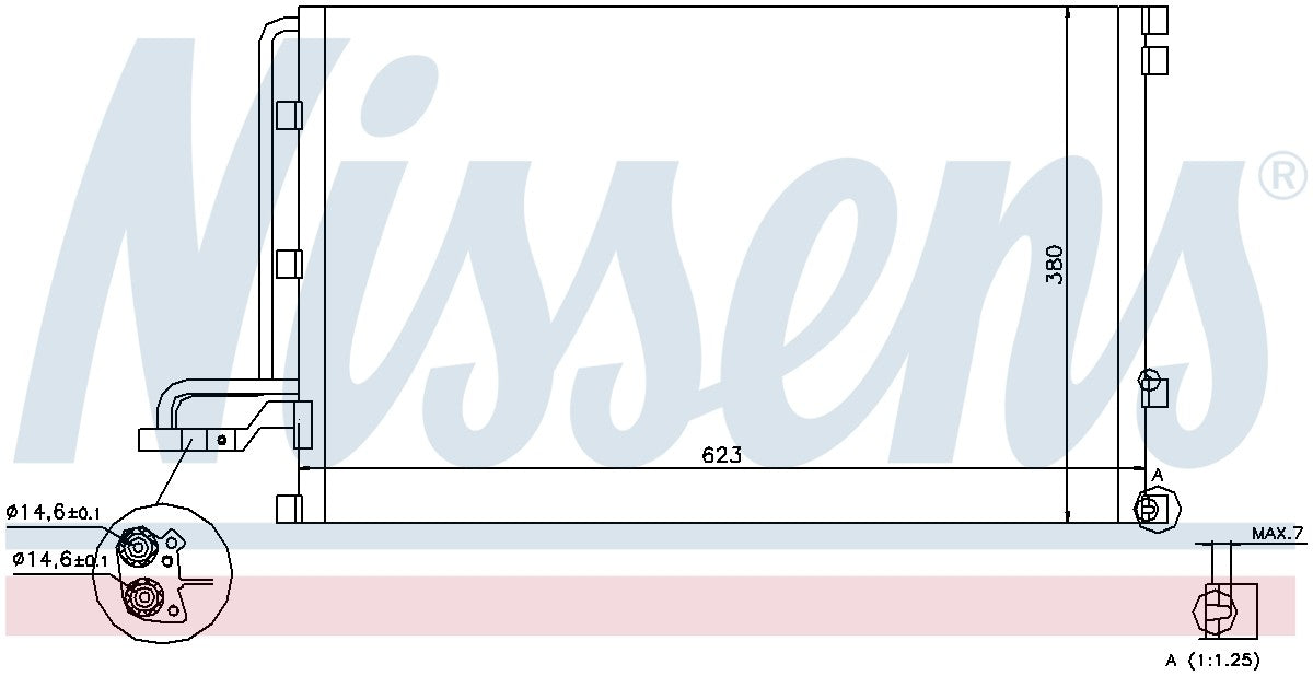 Nissens A/C Condenser