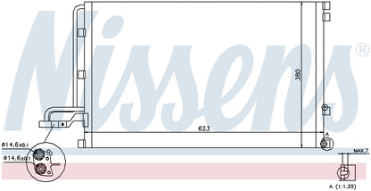 Nissens A/C Condenser