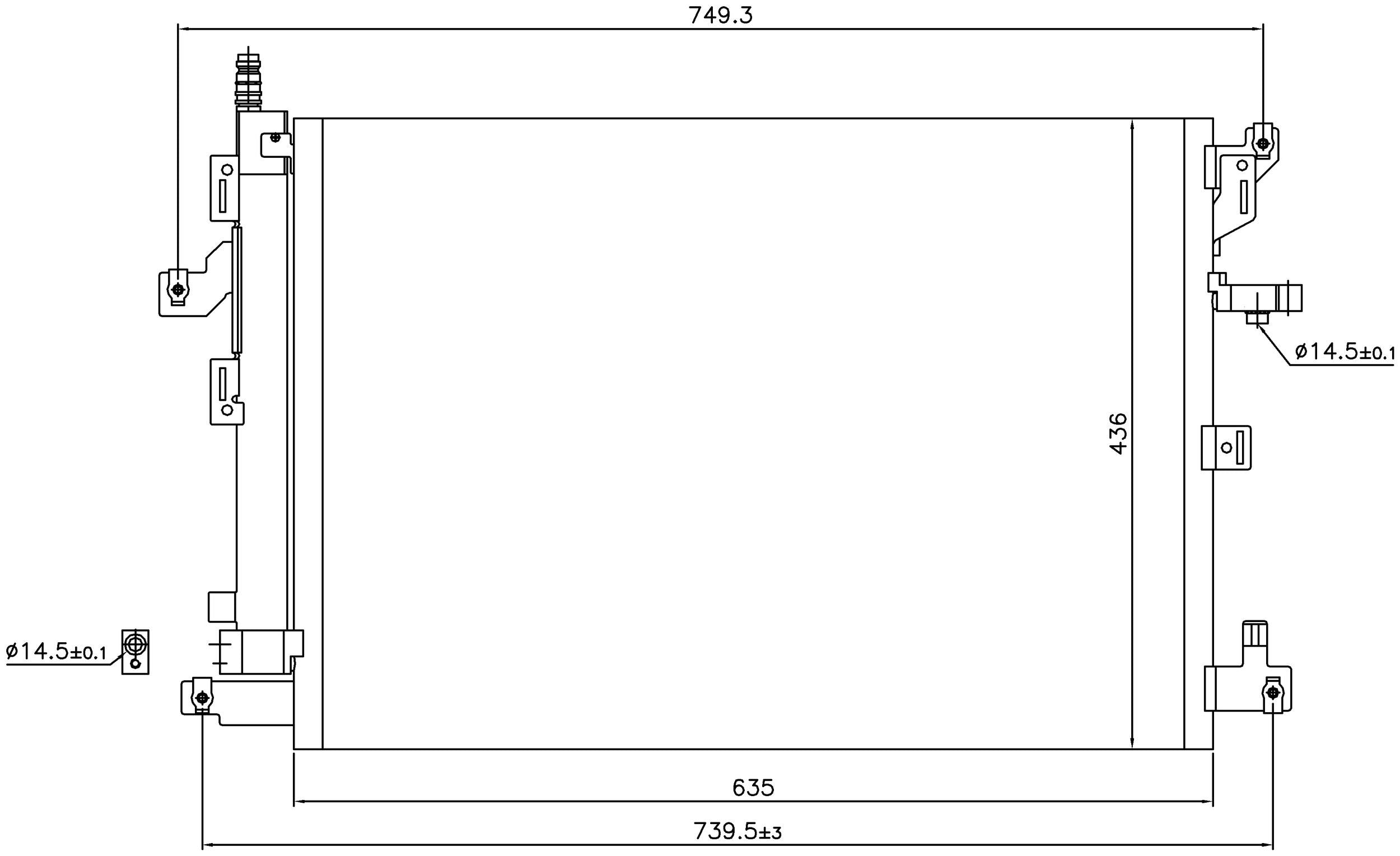 Nissens A/C Condenser