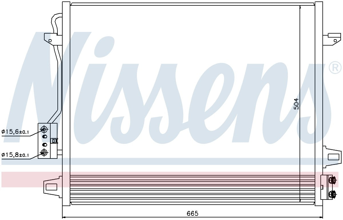 Nissens A/C Condenser