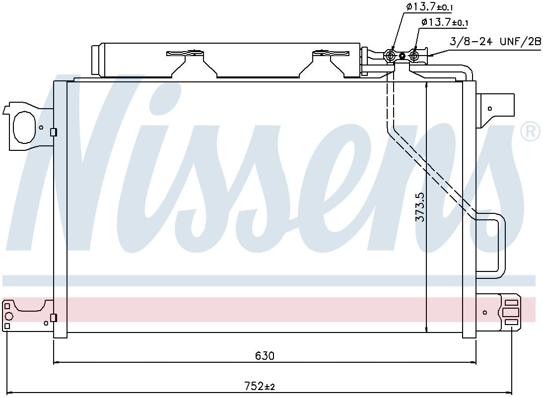 Nissens A/C Condenser
