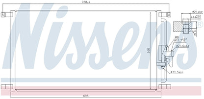 Nissens A/C Condenser