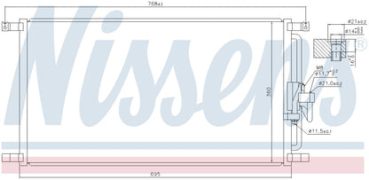 Nissens A/C Condenser