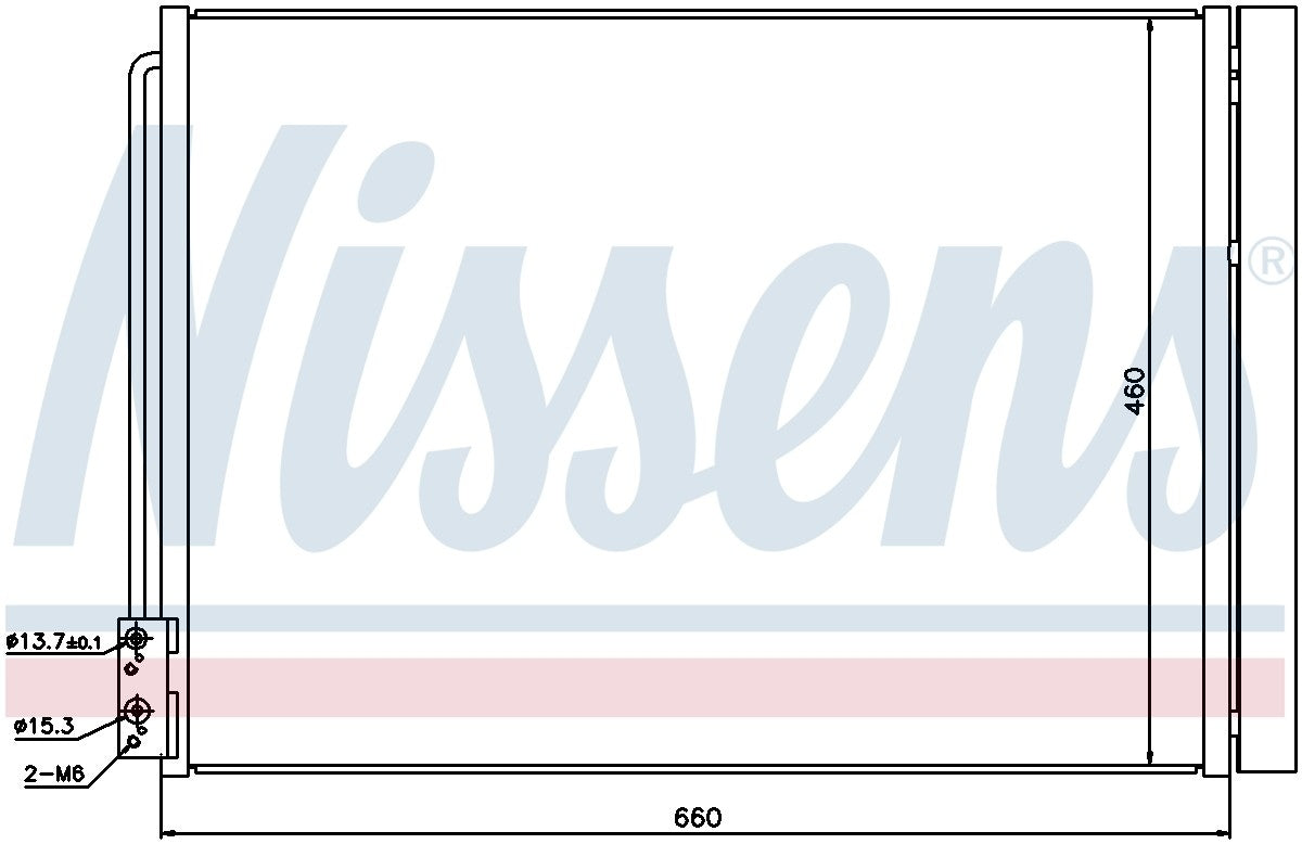 Nissens A/C Condenser 940110