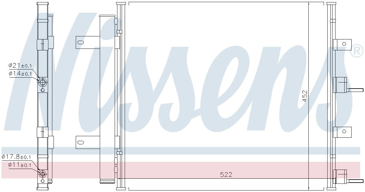 Nissens A/C Condenser 940117