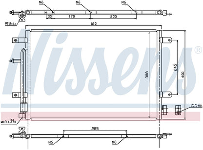Nissens A/C Condenser