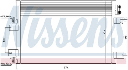 Nissens A/C Condenser 940151