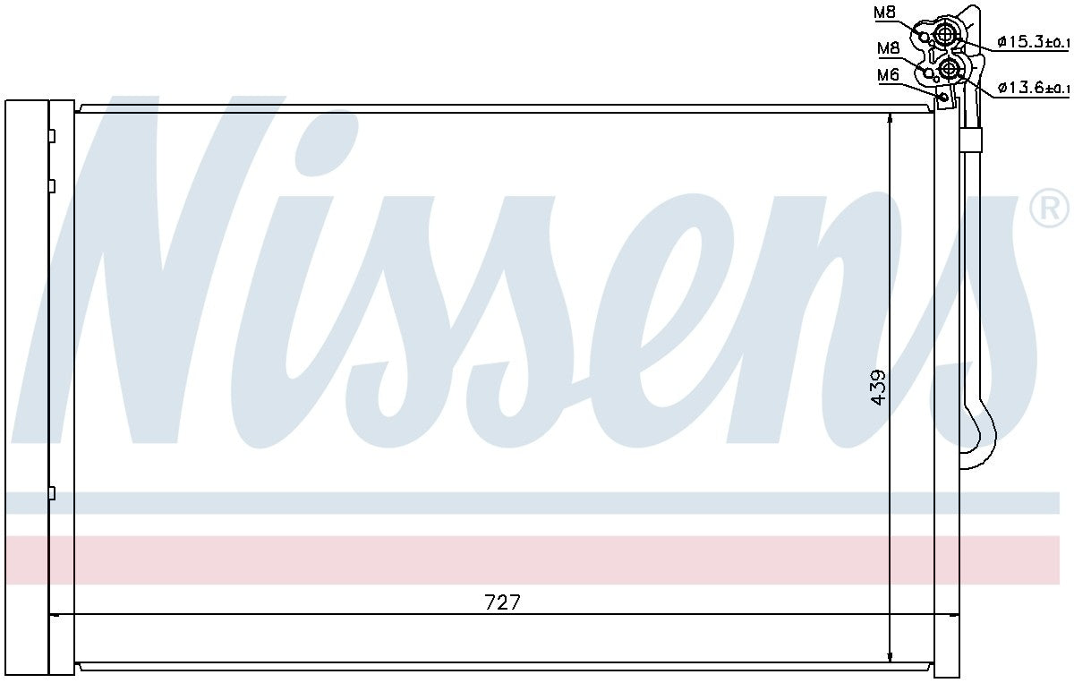 Nissens A/C Condenser