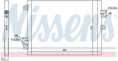 Nissens A/C Condenser