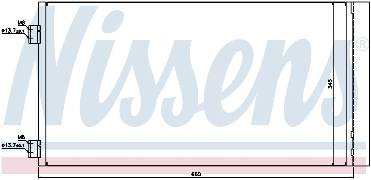 Nissens A/C Condenser