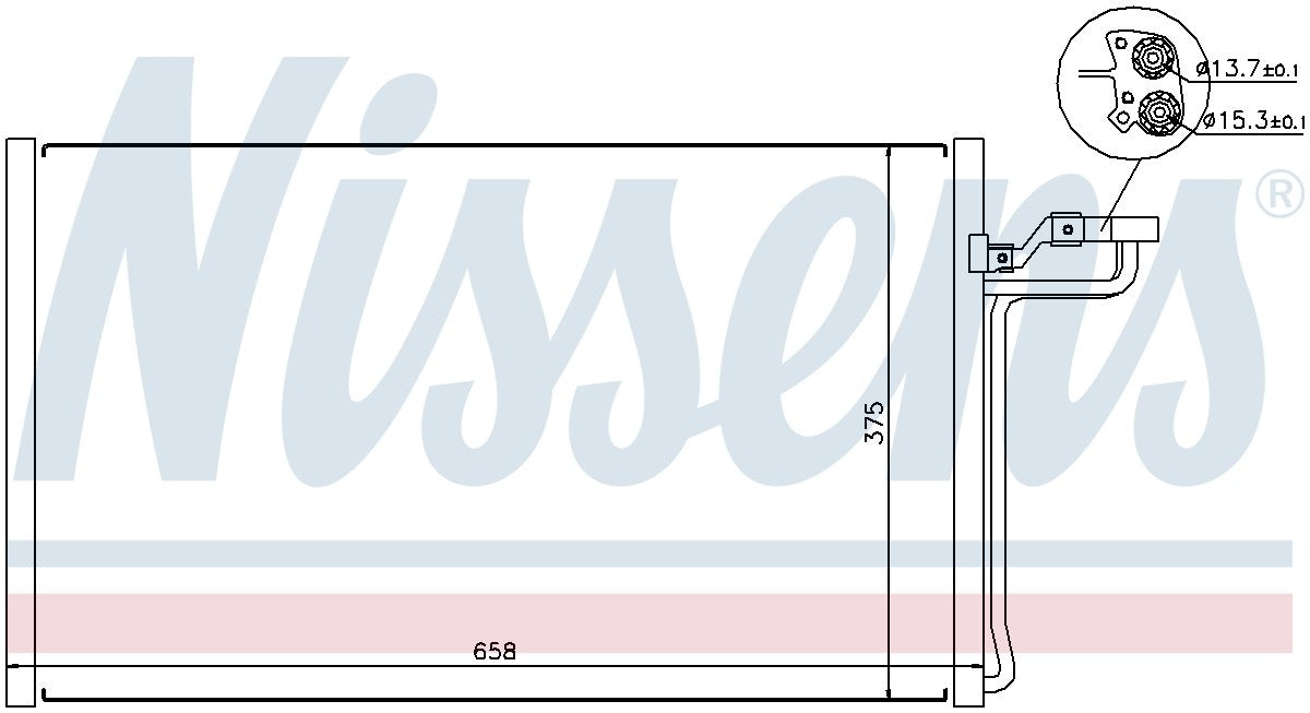 Nissens A/C Condenser