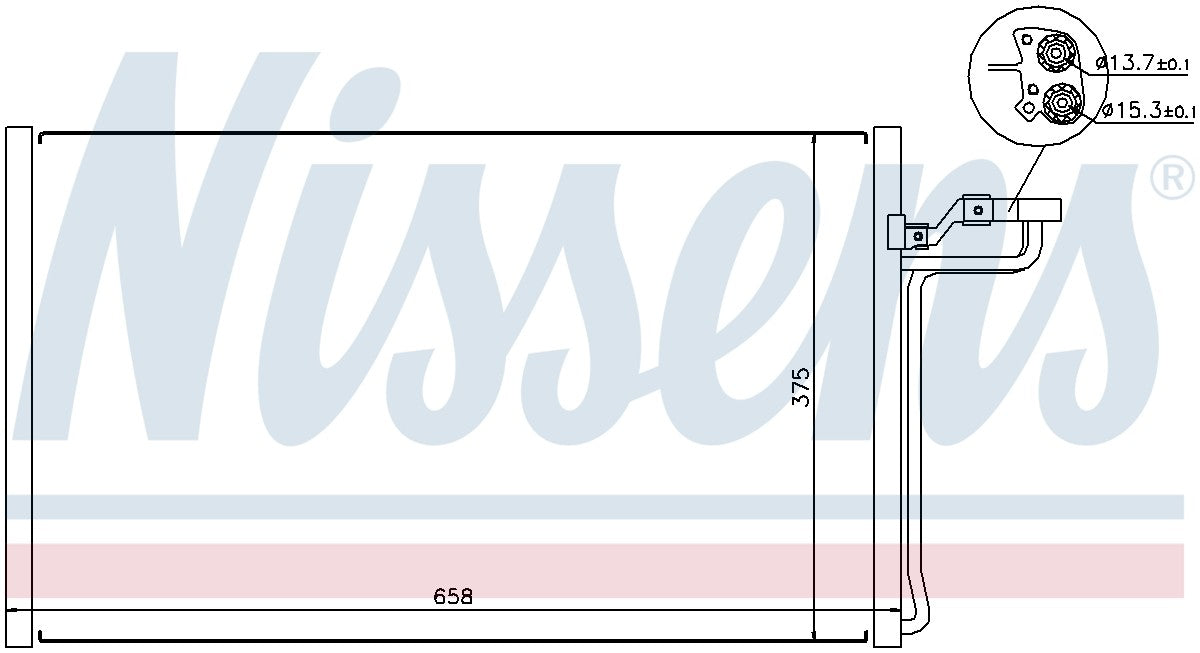 Nissens A/C Condenser