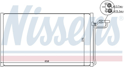 Nissens A/C Condenser