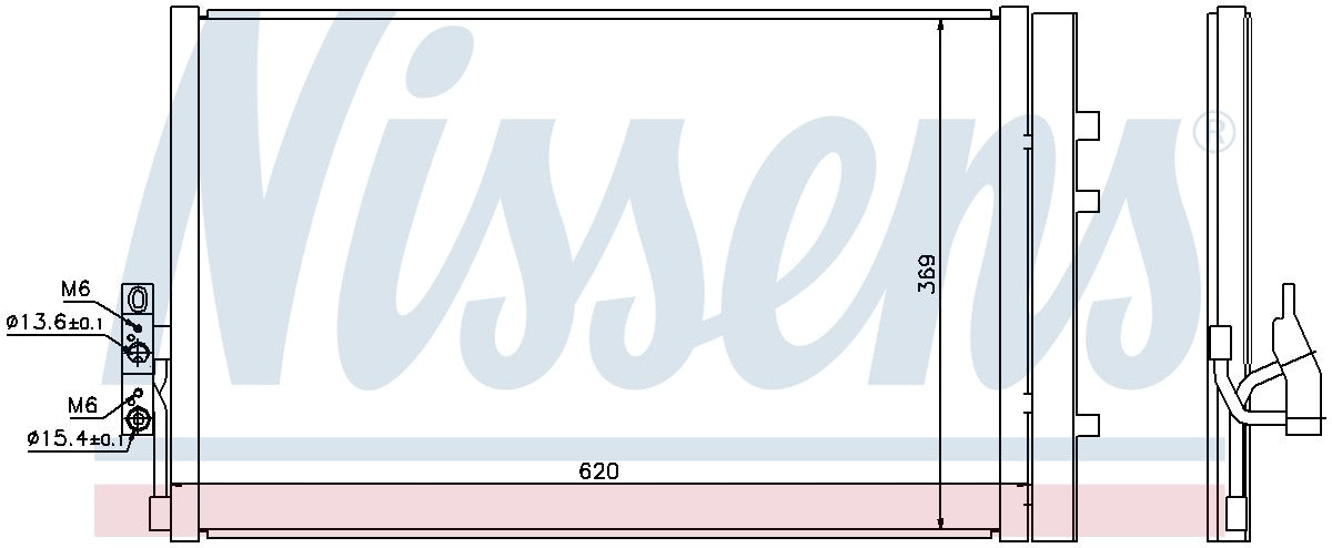 Nissens A/C Condenser 940226