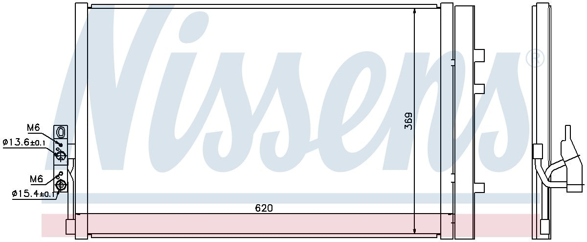 Nissens A/C Condenser 940226