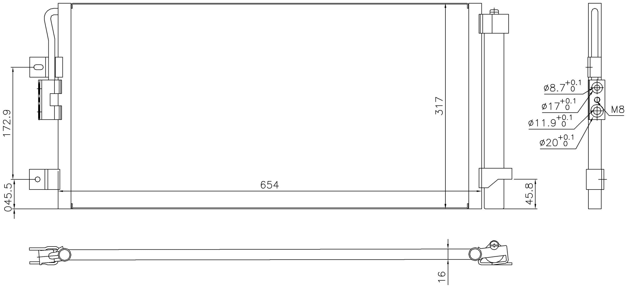 Nissens A/C Condenser