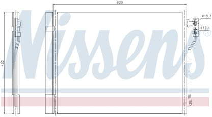 Nissens A/C Condenser 940370