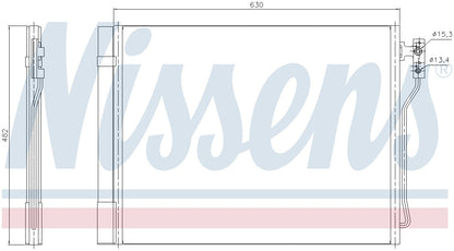 Nissens A/C Condenser 940370