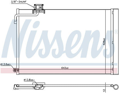 Nissens A/C Condenser and Receiver Drier Assembly 940414