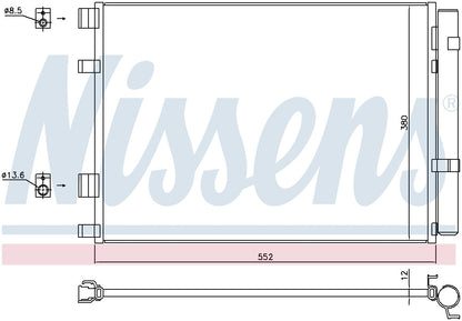 Nissens A/C Condenser and Receiver Drier Assembly 940426