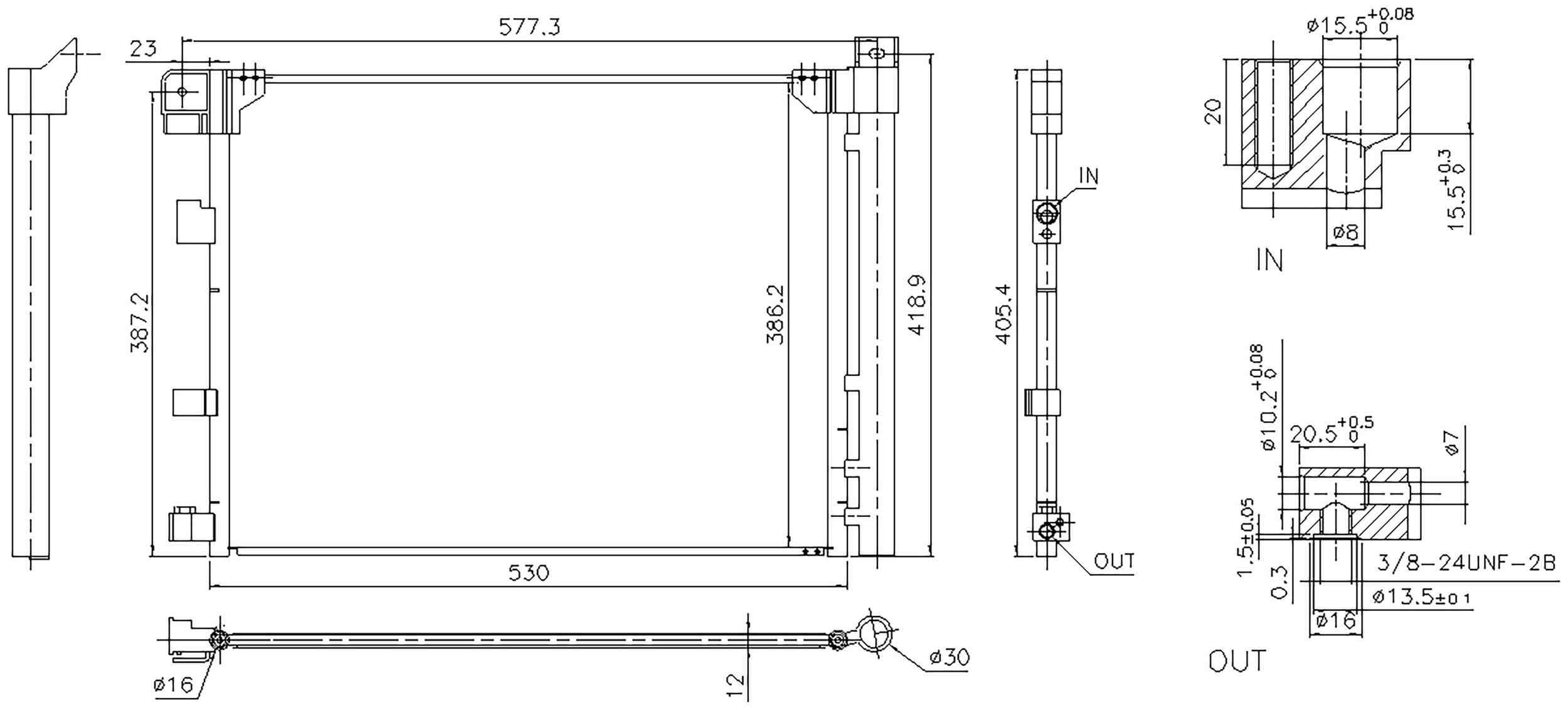 Nissens A/C Condenser and Receiver Drier Assembly 940850