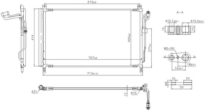 Nissens A/C Condenser 940857 image 3