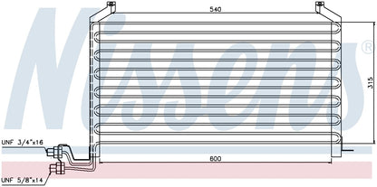 Nissens A/C Condenser 94088