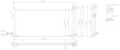 Nissens A/C Condenser and Receiver Drier Assembly 940904