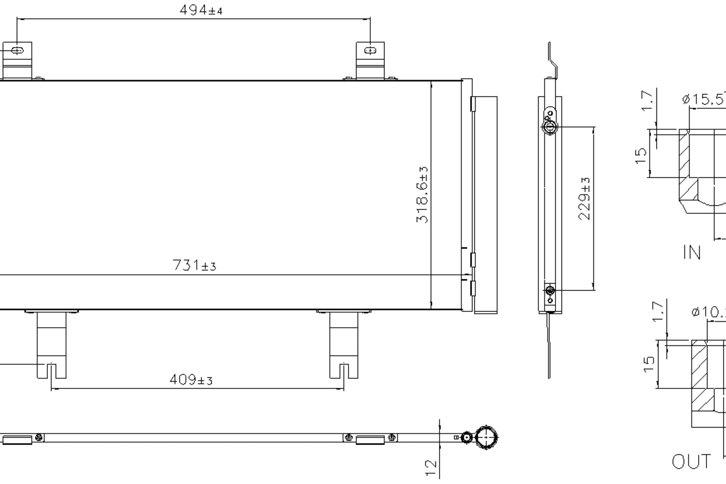Nissens A/C Condenser and Receiver Drier Assembly 940908