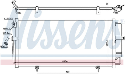 Nissens A/C Condenser 941145 image 3