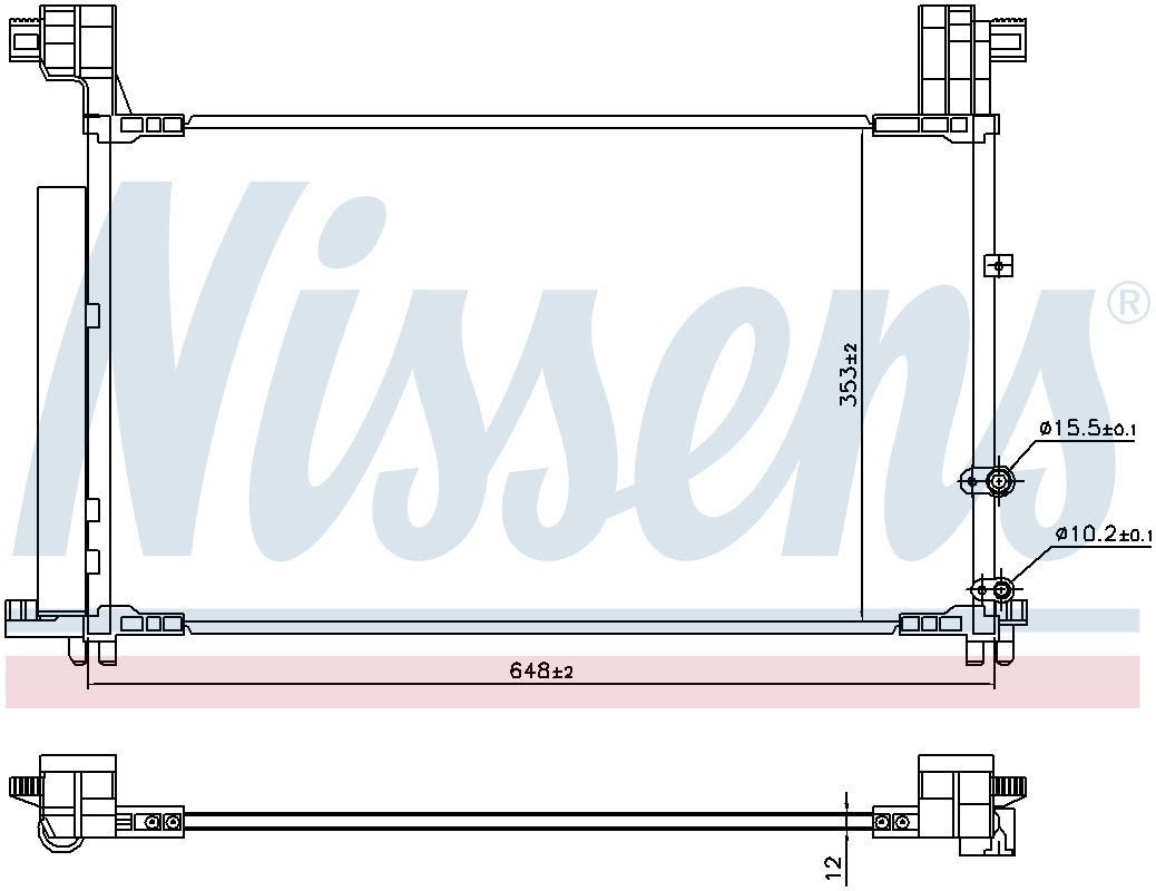 Nissens A/C Condenser 941149 image 3