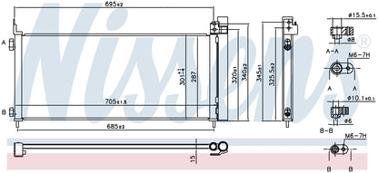 Nissens A/C Condenser 941150 image 3