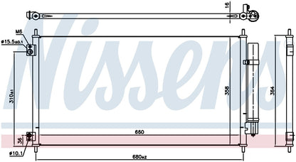 Nissens A/C Condenser 941152