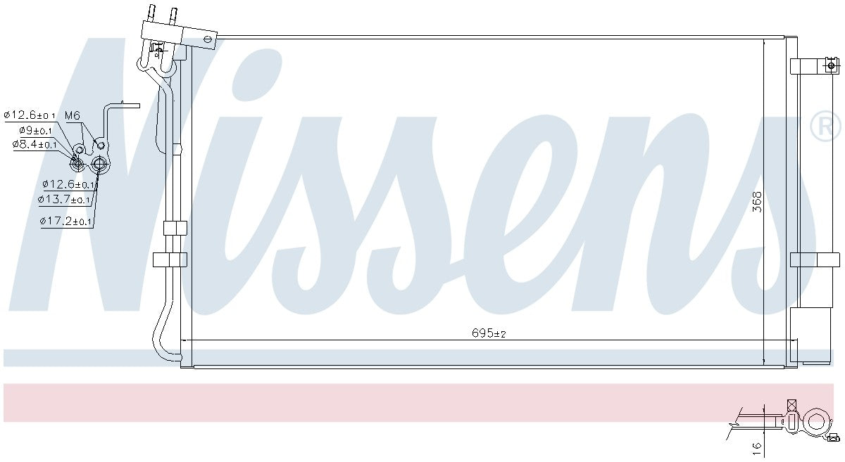 Nissens A/C Condenser 941156 image 3