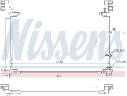 Nissens A/C Condenser 941165 image 3