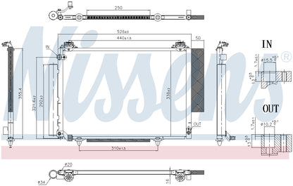 Nissens A/C Condenser 941250 image 3