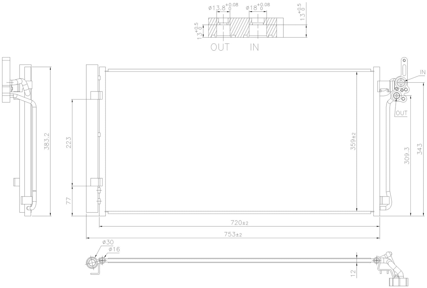 Nissens A/C Condenser 941287 image 3
