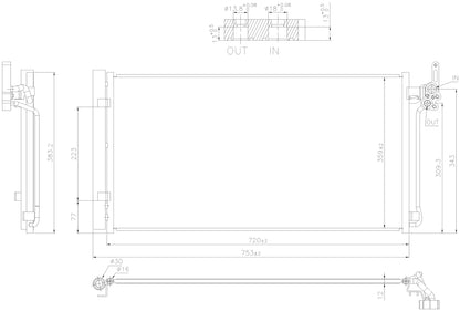 Nissens A/C Condenser 941287 image 3