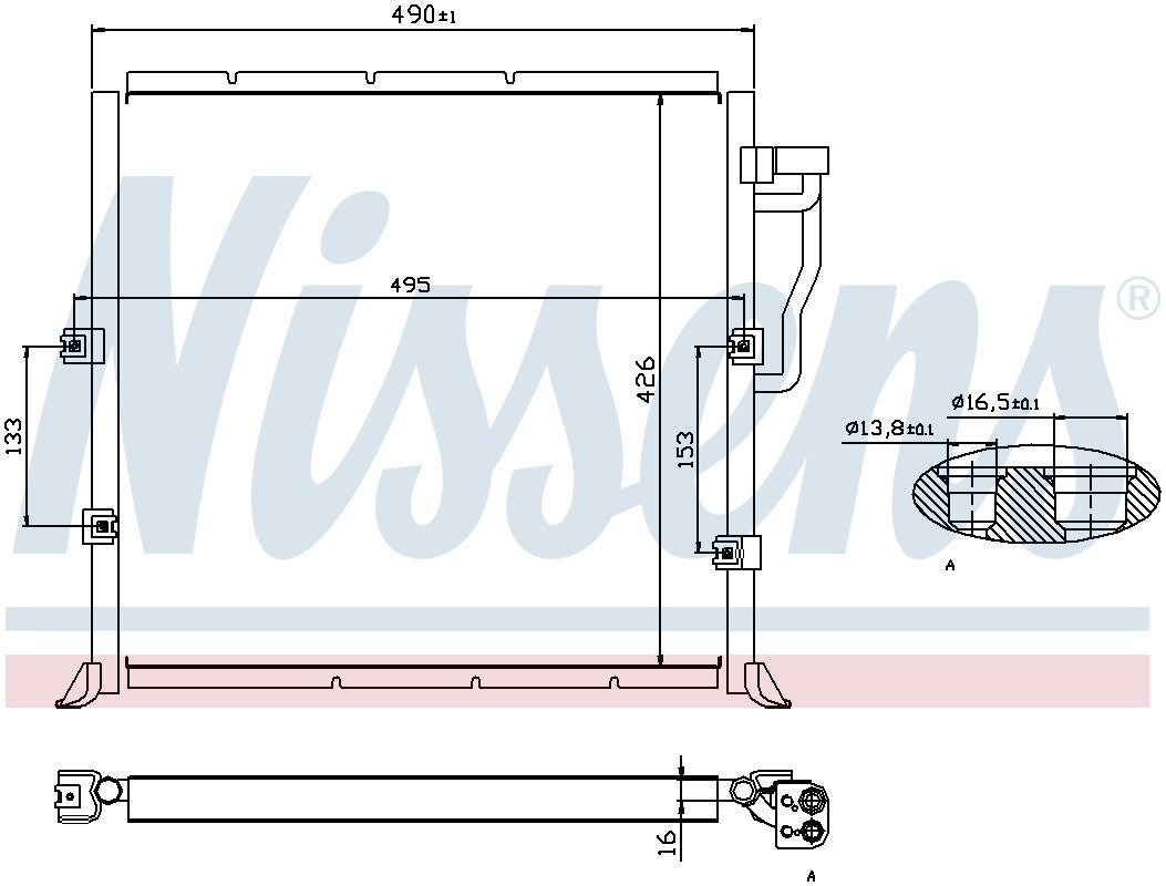 Nissens A/C Condenser