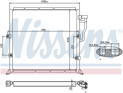 Nissens A/C Condenser