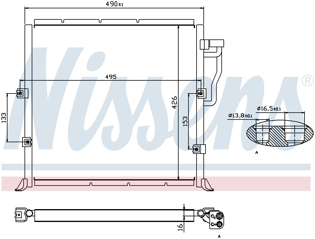 Nissens A/C Condenser