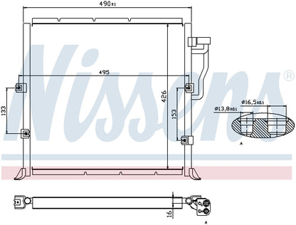 Nissens A/C Condenser