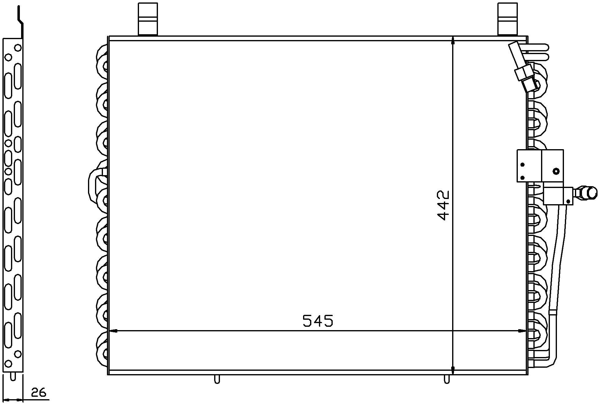 Nissens A/C Condenser 94176