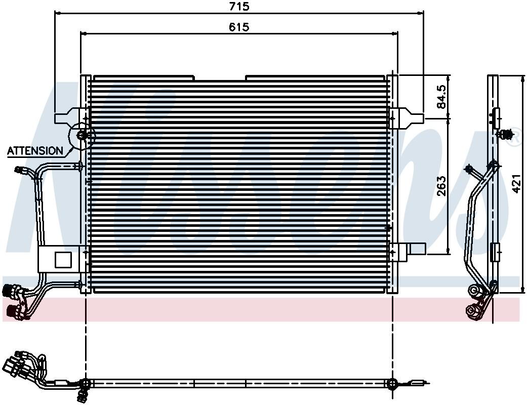 Nissens A/C Condenser