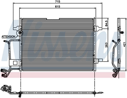 Nissens A/C Condenser
