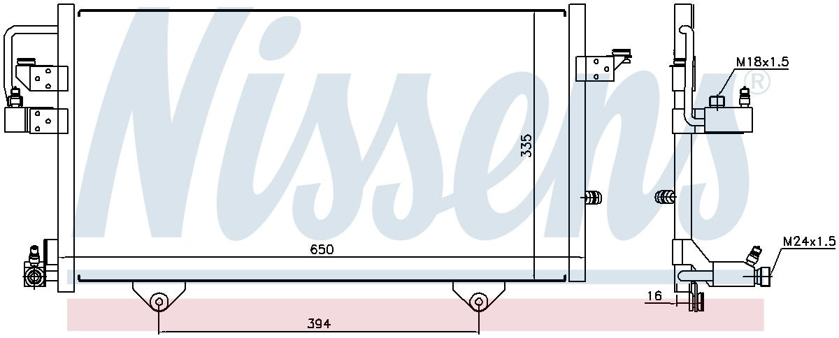 Nissens A/C Condenser