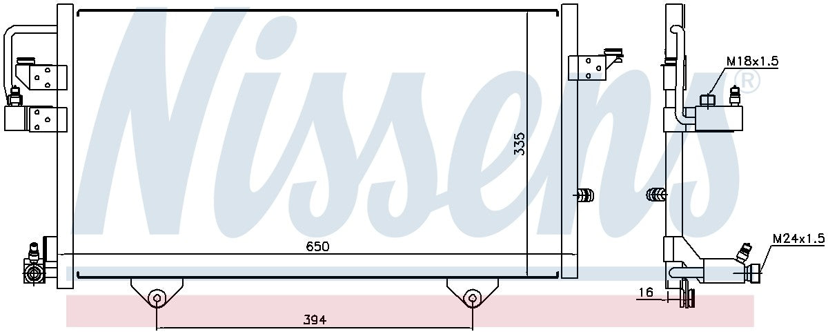 Nissens A/C Condenser