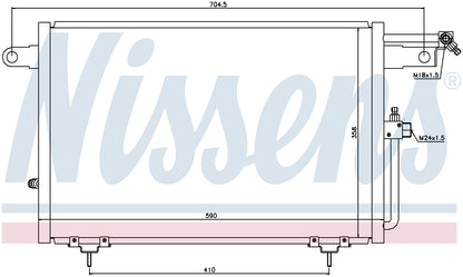 Nissens A/C Condenser