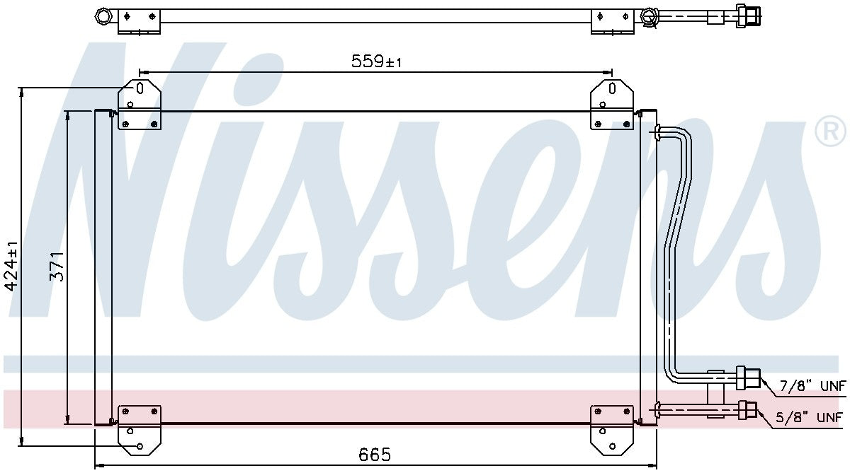 Nissens A/C Condenser 94225