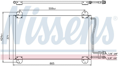 Nissens A/C Condenser 94225